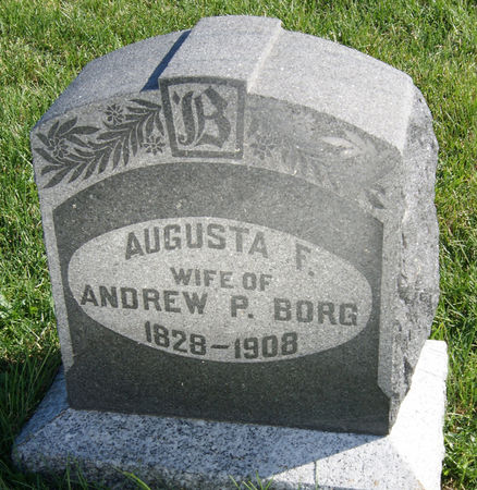 EKBORN BORG, AUGUSTA FREDERIKA - Taylor County, Iowa | AUGUSTA FREDERIKA EKBORN BORG 