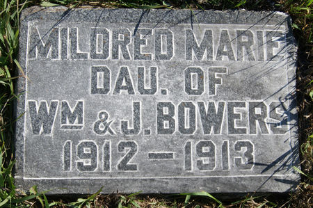 BOWERS, MILDRED MARIE - Taylor County, Iowa | MILDRED MARIE BOWERS 