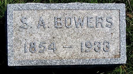 BOWERS, SARAH ADELINE - Taylor County, Iowa | SARAH ADELINE BOWERS 