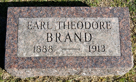 BRAND, EARL THEODORE - Taylor County, Iowa | EARL THEODORE BRAND 