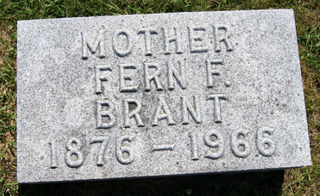 FORDYCE BRANT, FRANCES FERN 