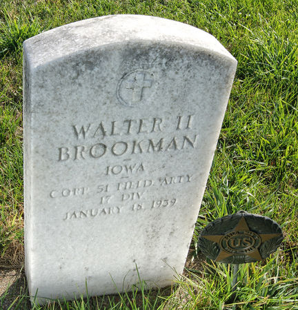 BROOKMAN, WALTER HENRY - Taylor County, Iowa | WALTER HENRY BROOKMAN 