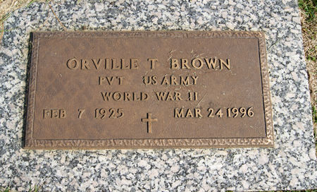 BROWN, ORVILLE THEODORE,  