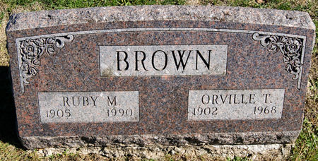BROWN, RUBY MARIE - Taylor County, Iowa | RUBY MARIE BROWN 