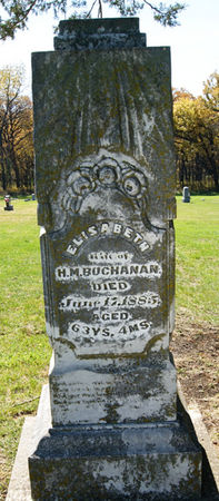 FOSTER BUCHANAN, ELIZABETH - Taylor County, Iowa | ELIZABETH FOSTER BUCHANAN 