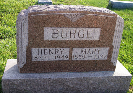 MCCULLOUGH BURGE, MARY JANE - Taylor County, Iowa | MARY JANE MCCULLOUGH BURGE 