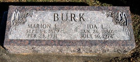 BURK, MARION LUTHER - Taylor County, Iowa | MARION LUTHER BURK 