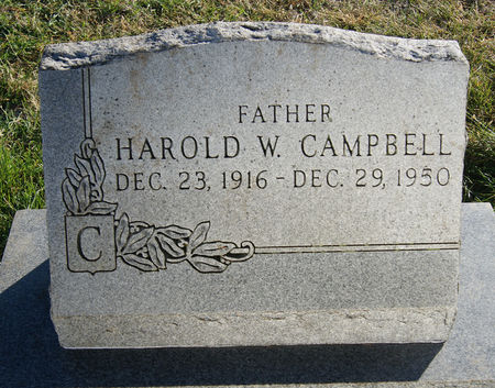 CAMPBELL, HAROLD WILLIAM - Taylor County, Iowa | HAROLD WILLIAM CAMPBELL 