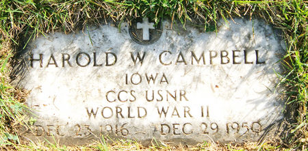 CAMPBELL, HAROLD WILLIAM - Taylor County, Iowa | HAROLD WILLIAM CAMPBELL 