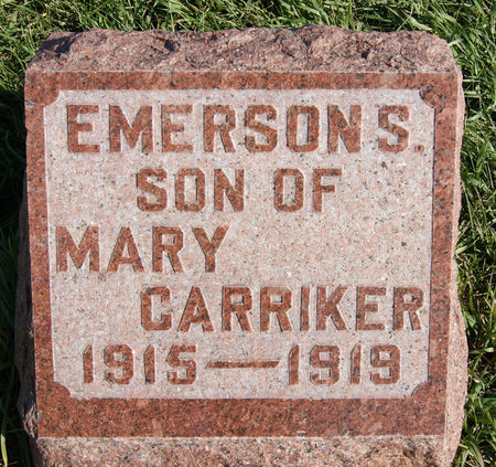 CARRIKER, EMERSON SANFORD - Taylor County, Iowa | EMERSON SANFORD CARRIKER 