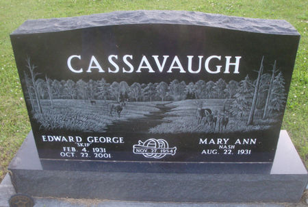 CASSAVAUGH, EDWARD GEORGE 