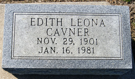 CAVNER, EDITH LEONA - Taylor County, Iowa | EDITH LEONA CAVNER 