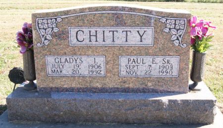 HOLMES CHITTY, GLADYS IRENE - Taylor County, Iowa | GLADYS IRENE HOLMES CHITTY 