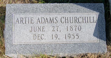 CHURCHILL, ARTIE PEARL - Taylor County, Iowa | ARTIE PEARL CHURCHILL 