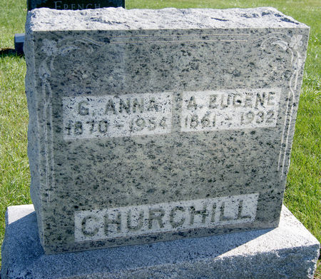 CHURCHILL, GEORGIA ANNA - Taylor County, Iowa | GEORGIA ANNA CHURCHILL 