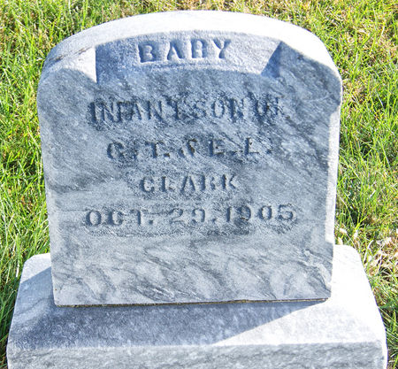 CLARK, CYRUS T., INFANT SON OF - Taylor County, Iowa | CYRUS T., INFANT SON OF CLARK 
