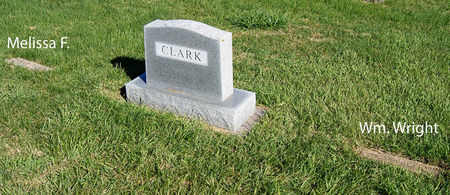 CLARK, WILLIAM WRIGHT, FAMILY PLOT OF - Taylor County, Iowa | WILLIAM WRIGHT, FAMILY PLOT OF CLARK 