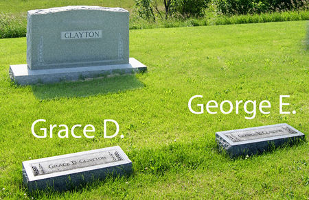 CLAYTON, GEORGE EPHRAIM, FAMILY PLOT OF - Taylor County, Iowa | GEORGE EPHRAIM, FAMILY PLOT OF CLAYTON 
