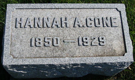 CONE, HANNAH AMELIA - Taylor County, Iowa | HANNAH AMELIA CONE 