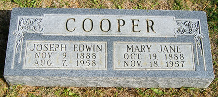 COOPER, JOSEPH EDWIN 