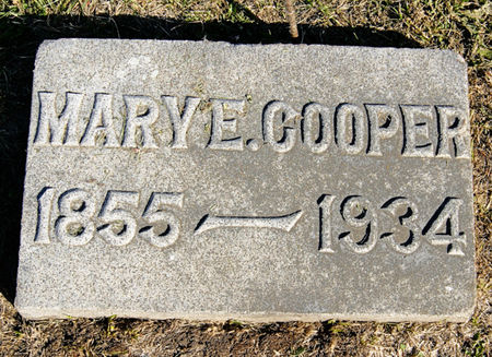 COOPER, MARY ELLEN - Taylor County, Iowa | MARY ELLEN COOPER 