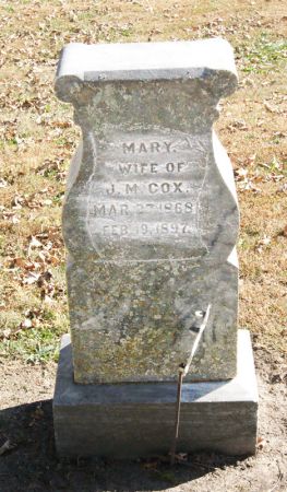 YEAGER COX, MARY - Taylor County, Iowa | MARY YEAGER COX 