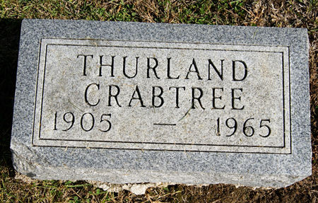 CRABTREE, THURLAND MELVIN - Taylor County, Iowa | THURLAND MELVIN CRABTREE 