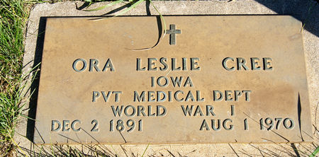 CREE, ORA LESLIE - Taylor County, Iowa | ORA LESLIE CREE 