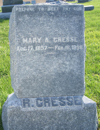 CRESSE, MARY ALICE - Taylor County, Iowa | MARY ALICE CRESSE 