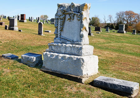 CREVELING, ALEXANDER, FAMILY PLOT OF - Taylor County, Iowa | ALEXANDER, FAMILY PLOT OF CREVELING 