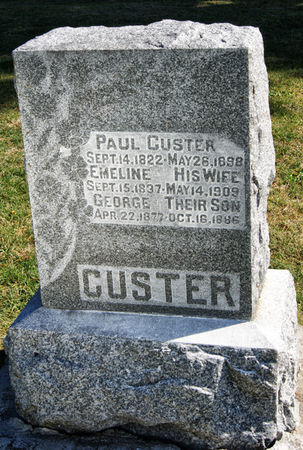 JOHNSON CUSTER, EMELINE DALBEY - Taylor County, Iowa | EMELINE DALBEY JOHNSON CUSTER 