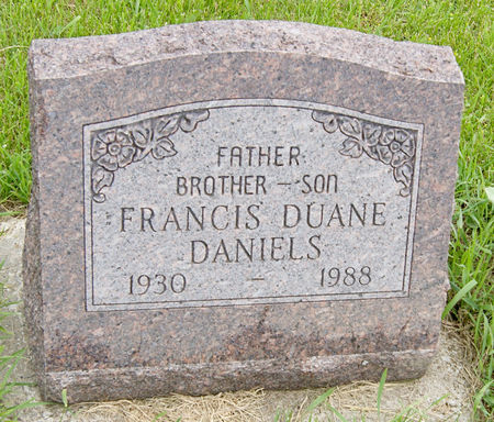 DANIELS, FRANCIS DUANE - Taylor County, Iowa | FRANCIS DUANE DANIELS 