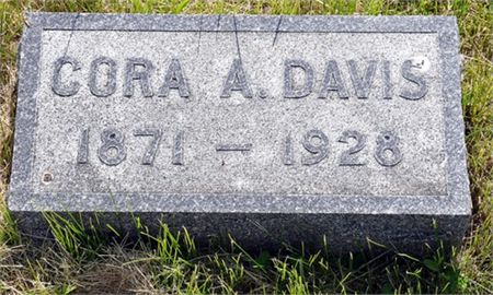 DAVIS, CORA ALMATE - Taylor County, Iowa | CORA ALMATE DAVIS 