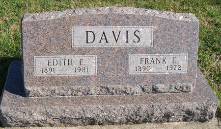 JOHNSON DAVIS, EDITH ETTA - Taylor County, Iowa | EDITH ETTA JOHNSON DAVIS 