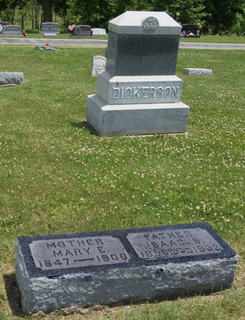 DICKERSON, ISAAC SANFORD, FAMILY PLOT OF - Taylor County, Iowa | ISAAC SANFORD, FAMILY PLOT OF DICKERSON 