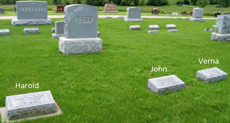 DORR, JOHN WARREN, FAMILY PLOT OF - Taylor County, Iowa | JOHN WARREN, FAMILY PLOT OF DORR 