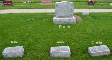 DRESHER, JESSE ALBERT, FAMILY PLOT OF - Taylor County, Iowa | JESSE ALBERT, FAMILY PLOT OF DRESHER 