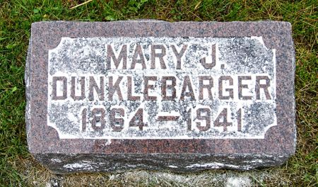 DUNKLEBARGER, MARY JANE - Taylor County, Iowa | MARY JANE DUNKLEBARGER 