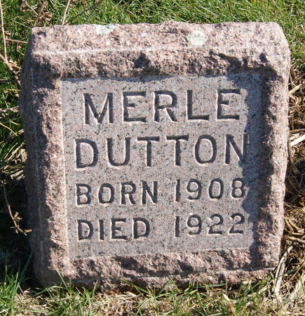 DUTTON, MERLE ORVAL - Taylor County, Iowa | MERLE ORVAL DUTTON 
