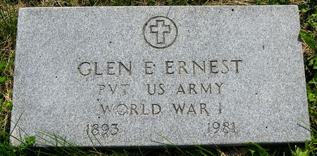 ERNEST, GLEN ELMER - Taylor County, Iowa | GLEN ELMER ERNEST 