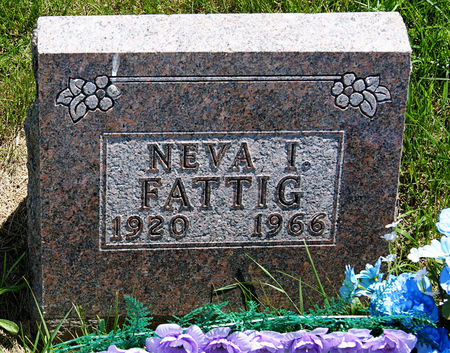 KOBBE FATTIG, NEVA IRENE - Taylor County, Iowa | NEVA IRENE KOBBE FATTIG 