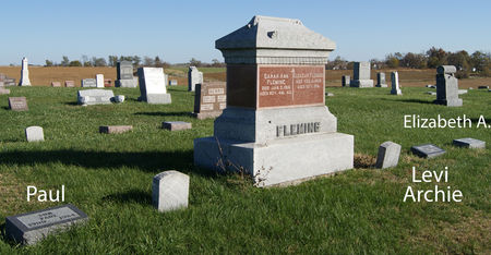 FLEMING, ELEAZAR, FAMILY PLOT OF - Taylor County, Iowa | ELEAZAR, FAMILY PLOT OF FLEMING 