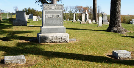 FLEMING, WILLIAM CORTLEY, FAMILY PLOT OF - Taylor County, Iowa | WILLIAM CORTLEY, FAMILY PLOT OF FLEMING 