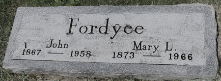 RINEHART FORDYCE, MARY LOUVADA - Taylor County, Iowa | MARY LOUVADA RINEHART FORDYCE 