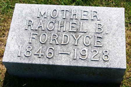 FORDYCE, RACHEL - Taylor County, Iowa | RACHEL FORDYCE 
