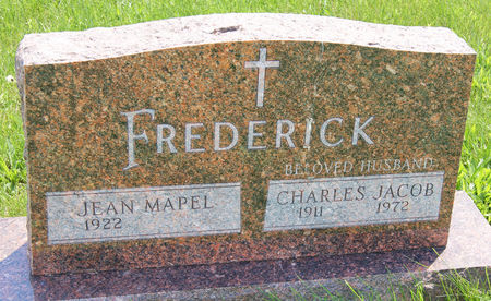 FREDERICK, CHARLES JACOB - Taylor County, Iowa | CHARLES JACOB FREDERICK 