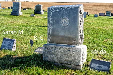 FREEMAN, BENJAMIN CAMPBELL, FAMILY PLOT OF - Taylor County, Iowa | BENJAMIN CAMPBELL, FAMILY PLOT OF FREEMAN 