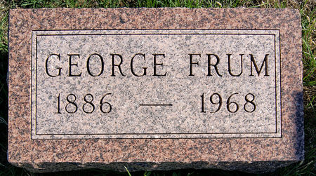 FRUM, GEORGE HARRISON - Taylor County, Iowa | GEORGE HARRISON FRUM 