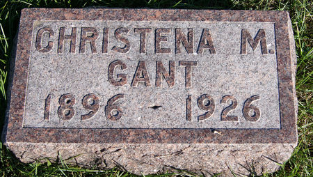 GANT, CHRISTENA MAY - Taylor County, Iowa | CHRISTENA MAY GANT 