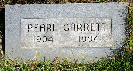 ROBEY GARRETT, PEARL EDITH - Taylor County, Iowa | PEARL EDITH ROBEY GARRETT 